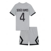 Fotbalové Dres Paris Saint-Germain Sergio Ramos #4 Dětské Venkovní 2022-23 Krátký Rukáv (+ trenýrky)